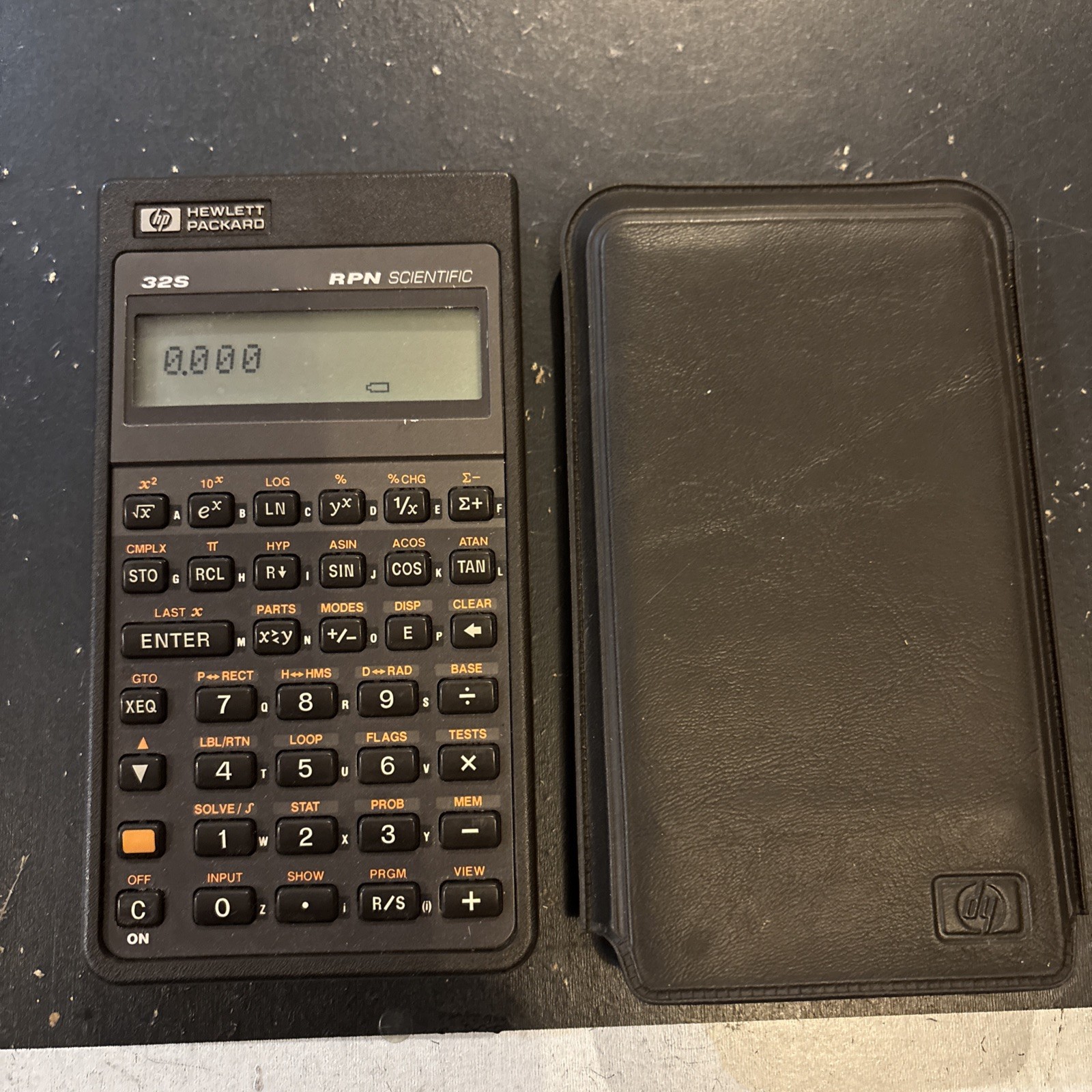 Vintage Hewlett Packard HP 42S RPN Scientific Calculator and Case Vintage Hewlett Packard HP 42S RPN Scientific Calculator and Case