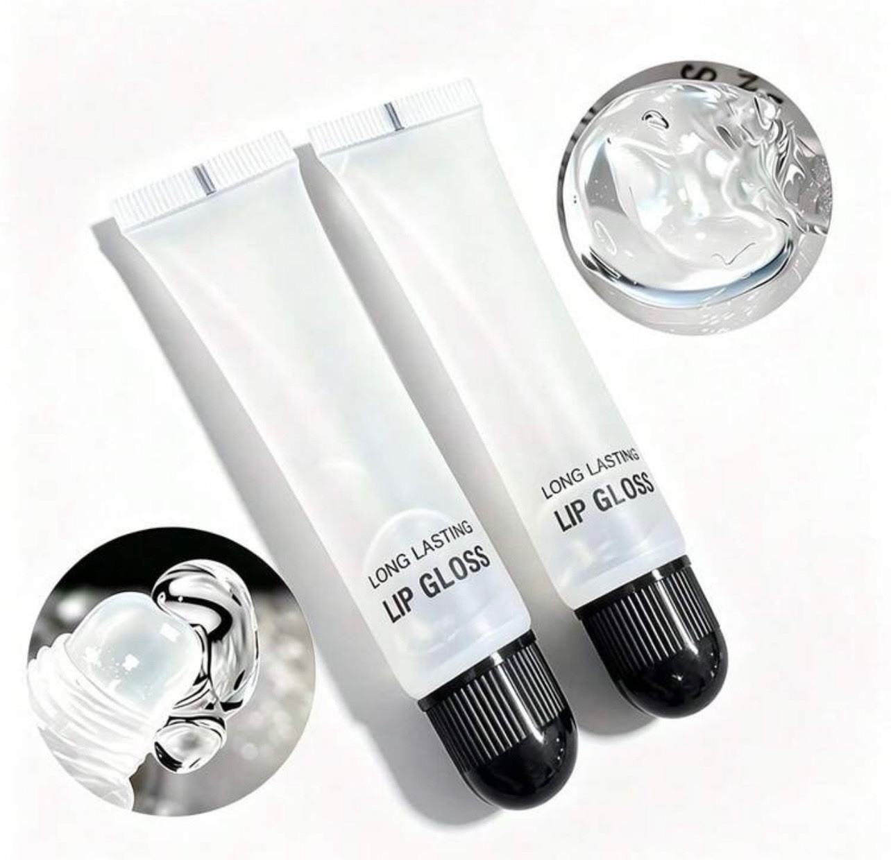 Clear Lip Gloss– Long Lasting Non-Sticky Lip Care – High Shine Gloss