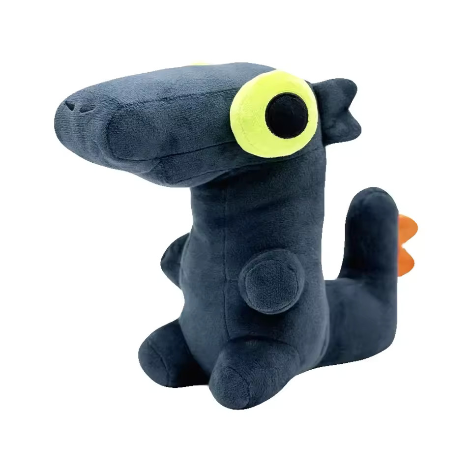 Black Dancing Dragon Plush Toothless Toy Stuffed Soft Animals Dolls - 25cm