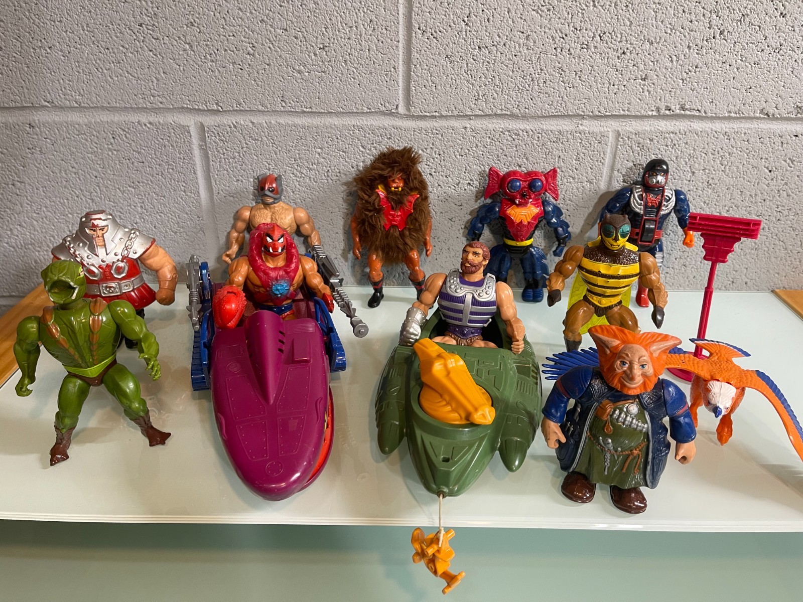 Vintage 1980\'s Mattel He-Man Masters of the Universe Action Figure Toy Lot
