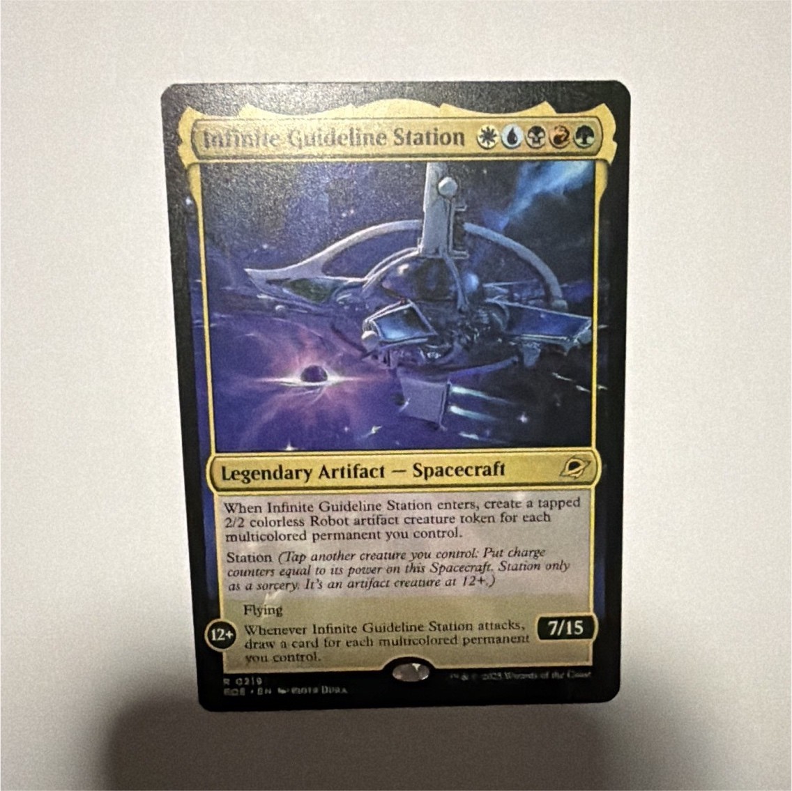 Wizards of the Coast MTG Infinite Guideline Station Spacecraft 7/15