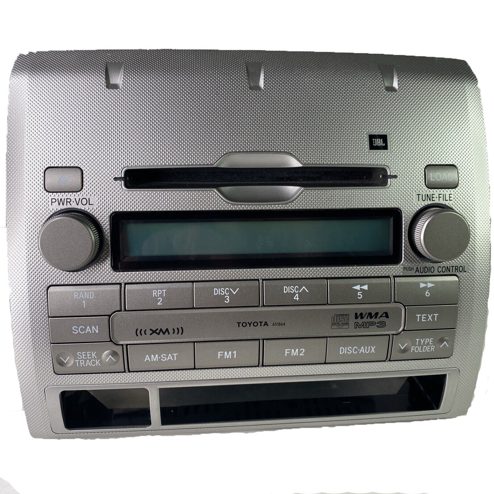 2005 - 2011 Toyota Tacoma OEM XM JBL Radio MP3 6 CD Changer 86120-04160