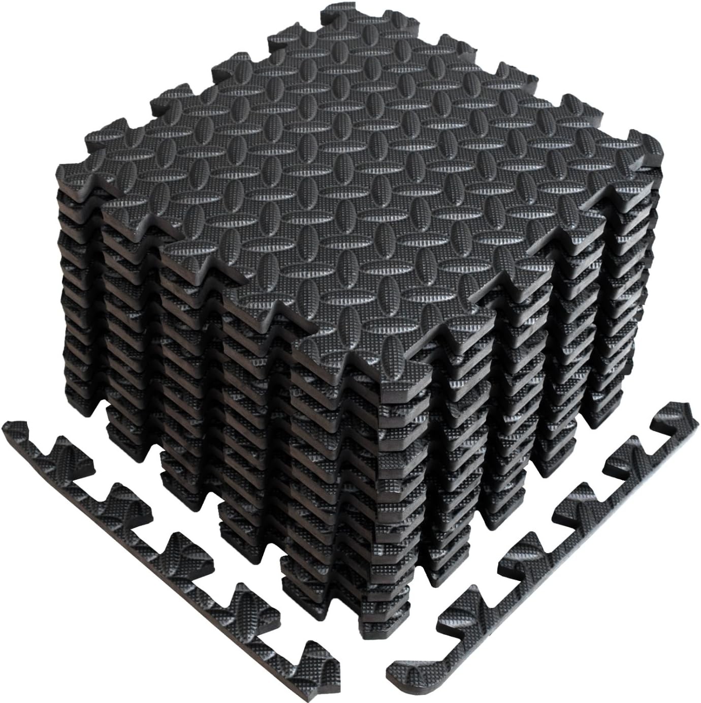 12~60 PCS Interlocking EVA Foam Puzzle Mat – Gym & Home Exercise Flooring Tiles