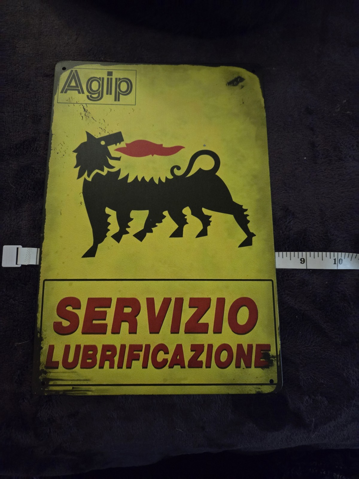 Vintage Style Metal Sign Agip Racing Motor Oil 12 x 8 Vintage Style Metal Sign Agip Racing Motor Oil 12 x 8