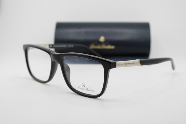 NEW BROOKS BROTHERS BB 2069U 6064 BLACK SILVER AUTHENTIC EYEGLASSES 54-16