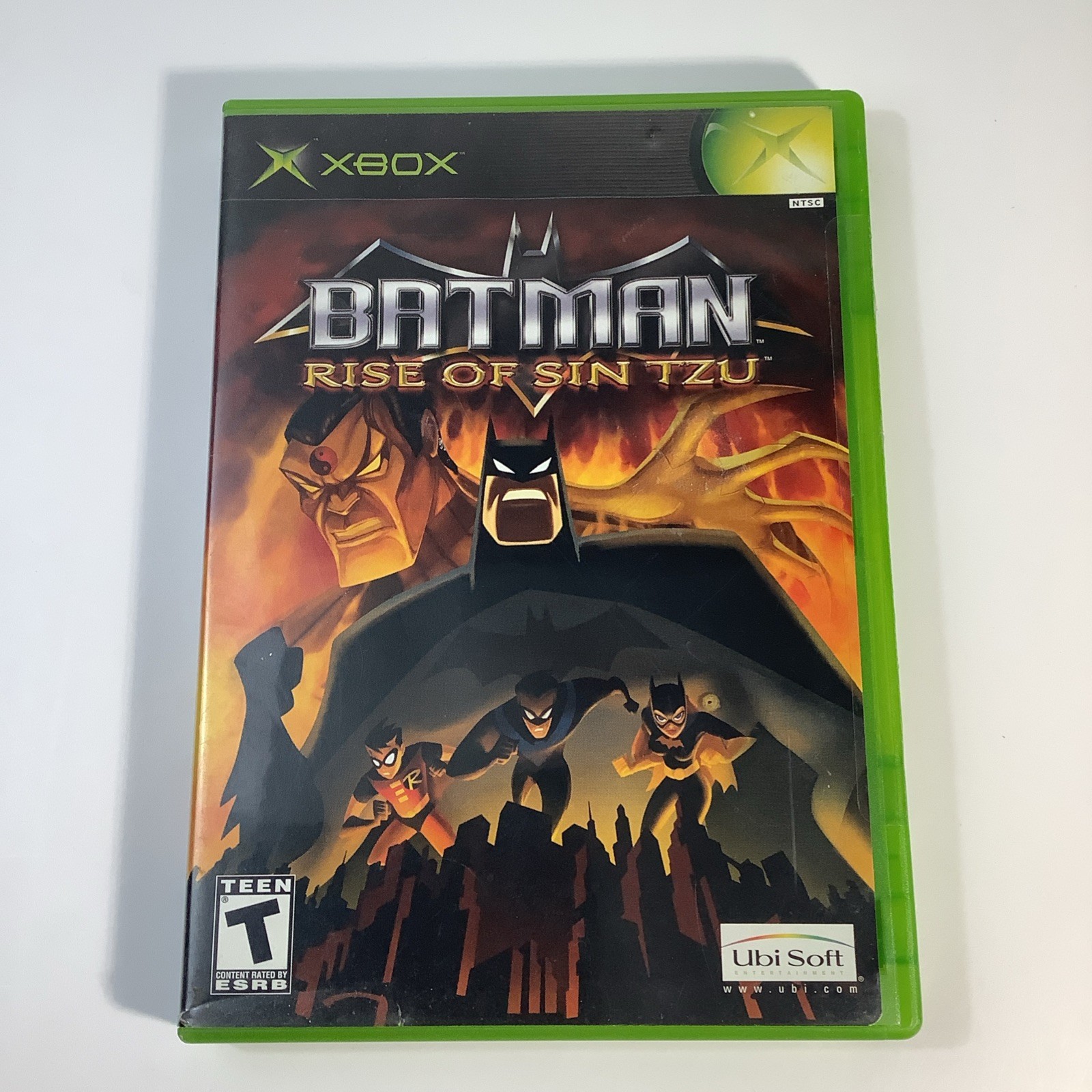 Batman: Rise of Sin Tzu (Microsoft Xbox, 2003)  Game Disc & Case