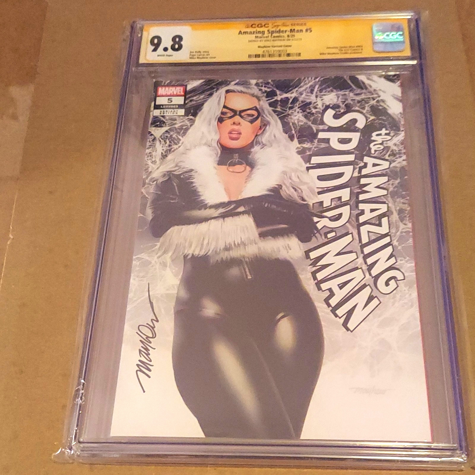 CGC 9.8 Amazing Spider-Man #5 Signature Series Mayhew Limited 3K Total Copies