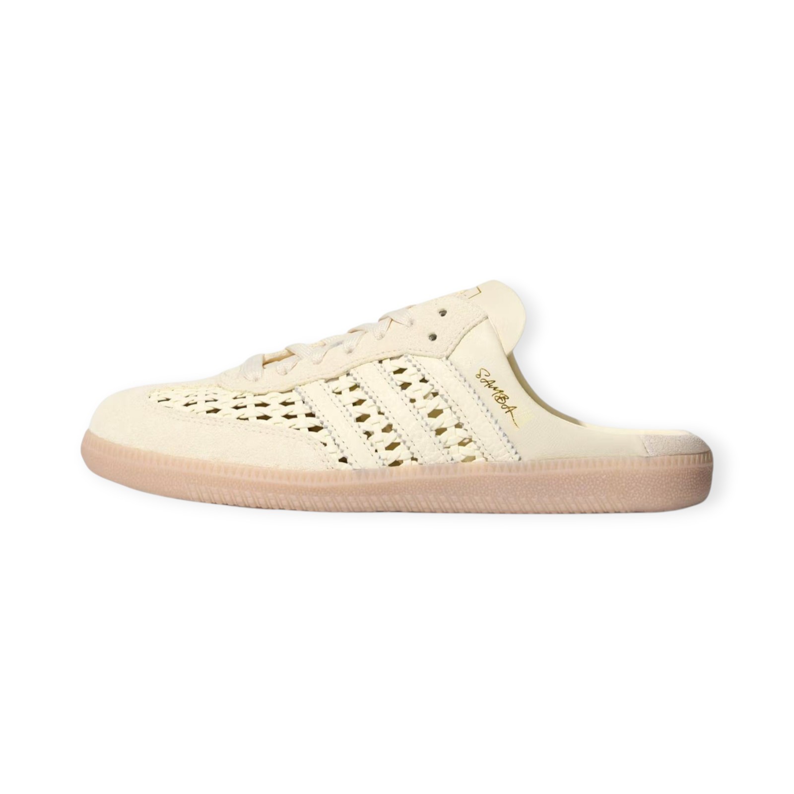 Adidas Wmns Samba OG Mule Woven Off White Lifestyle Shoes KH7719