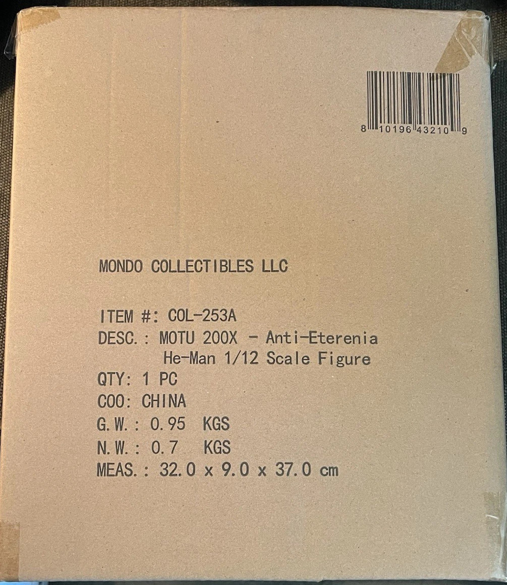 MONDO MOTU 200x Anti-Eternia He-Man 1:12 Scale Figure MOTUFest Exclusive 2026 MONDO MOTU 200x Anti-Eternia He-Man 1:12 Scale Figure MOTUFest Exclusive 2026