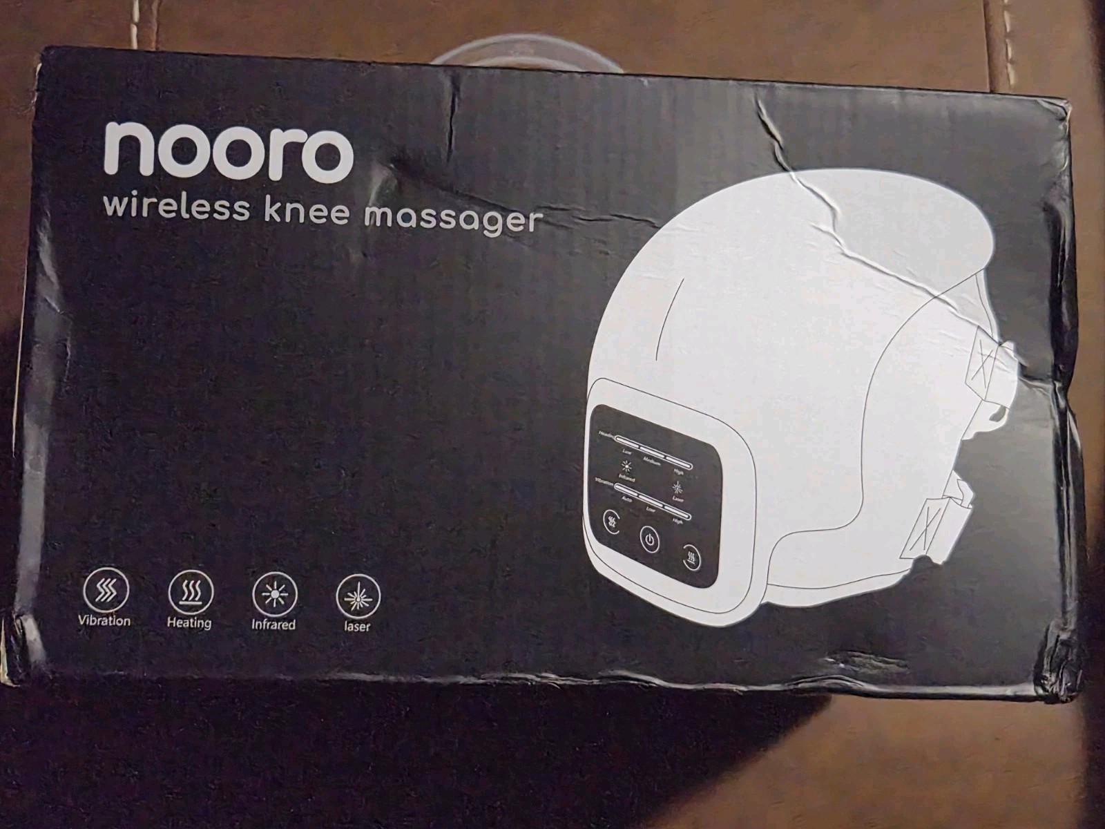 NEW Nooro Wireless Portable Knee Massager Heated