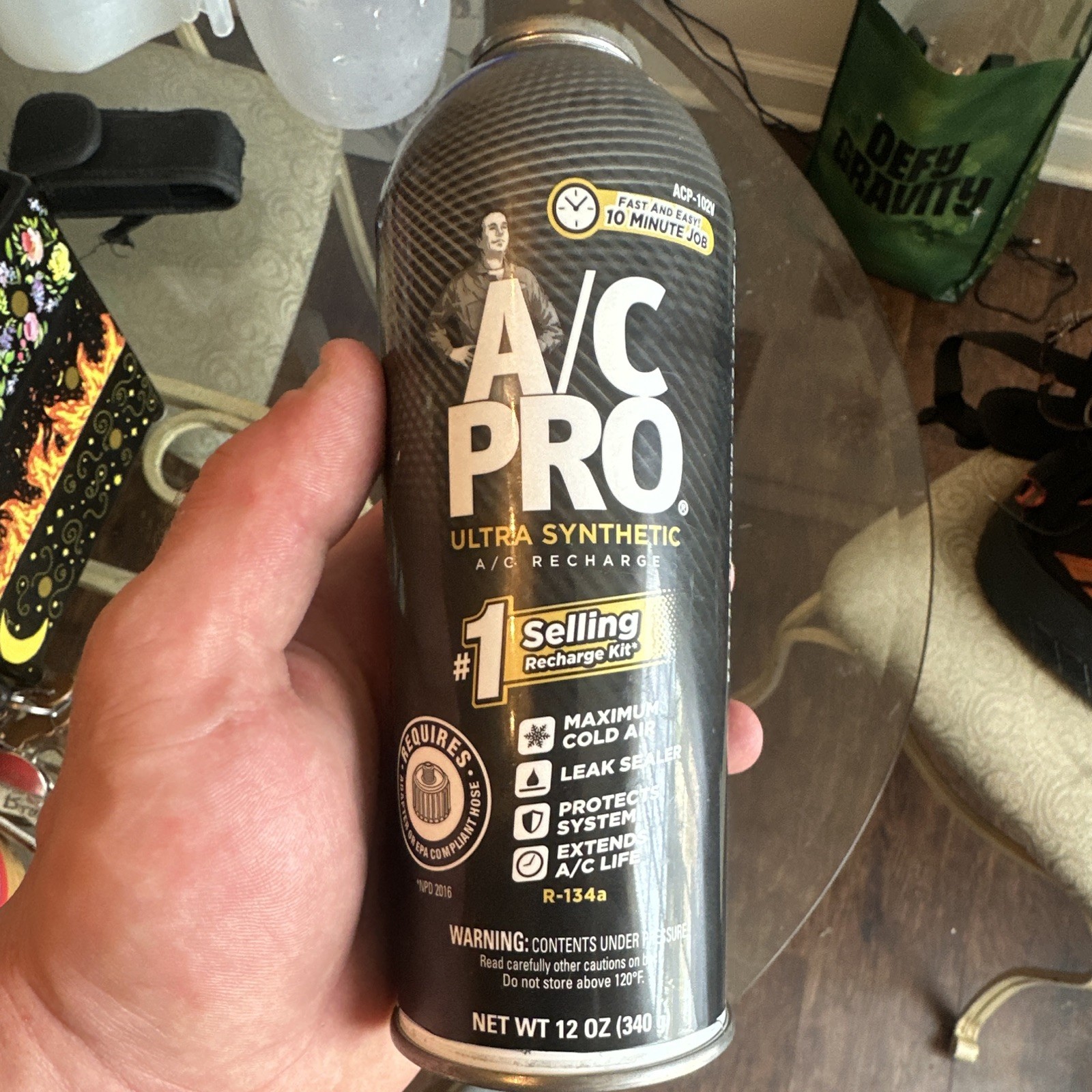 A/C PRO Ultra Synthetic Ac Recharge 12oz Can Air Conditioner
