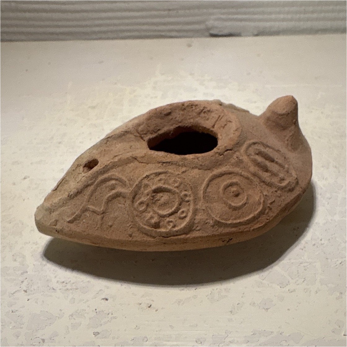 Ancient Roman Oil Lamp