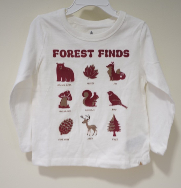 NWT Baby Gap Forest Friends Shirt Boy\'s Size 18-24 Months
