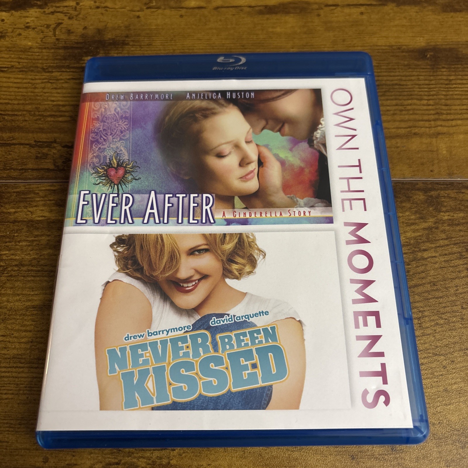 Ever After/Never Been Kissed (Blu-ray Disc, 2012, 2-Disc Set) Drew Barrymore Ever After/Never Been Kissed (Blu-ray Disc, 2012, 2-Disc Set) Drew Barrymore
