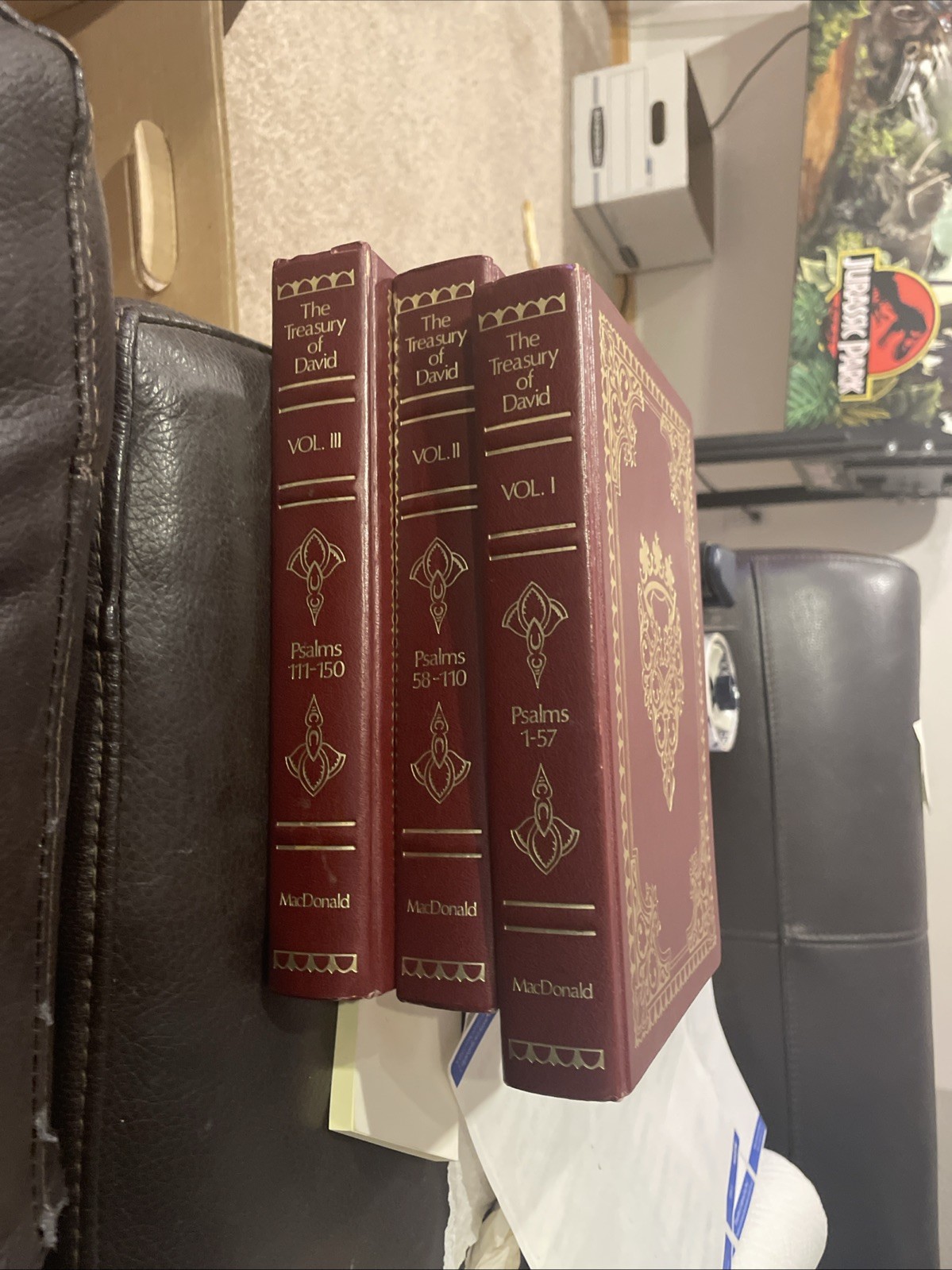 Treasury of David  3 Volume Set Charles Spurgeon Gilded Hardcover