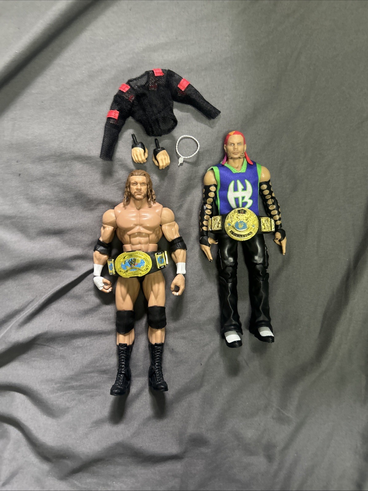 WWE Elite Jeff Hardy and Triple H Two Pack Wrestling Action Figures WWE Elite Jeff Hardy and Triple H Two Pack Wrestling Action Figures