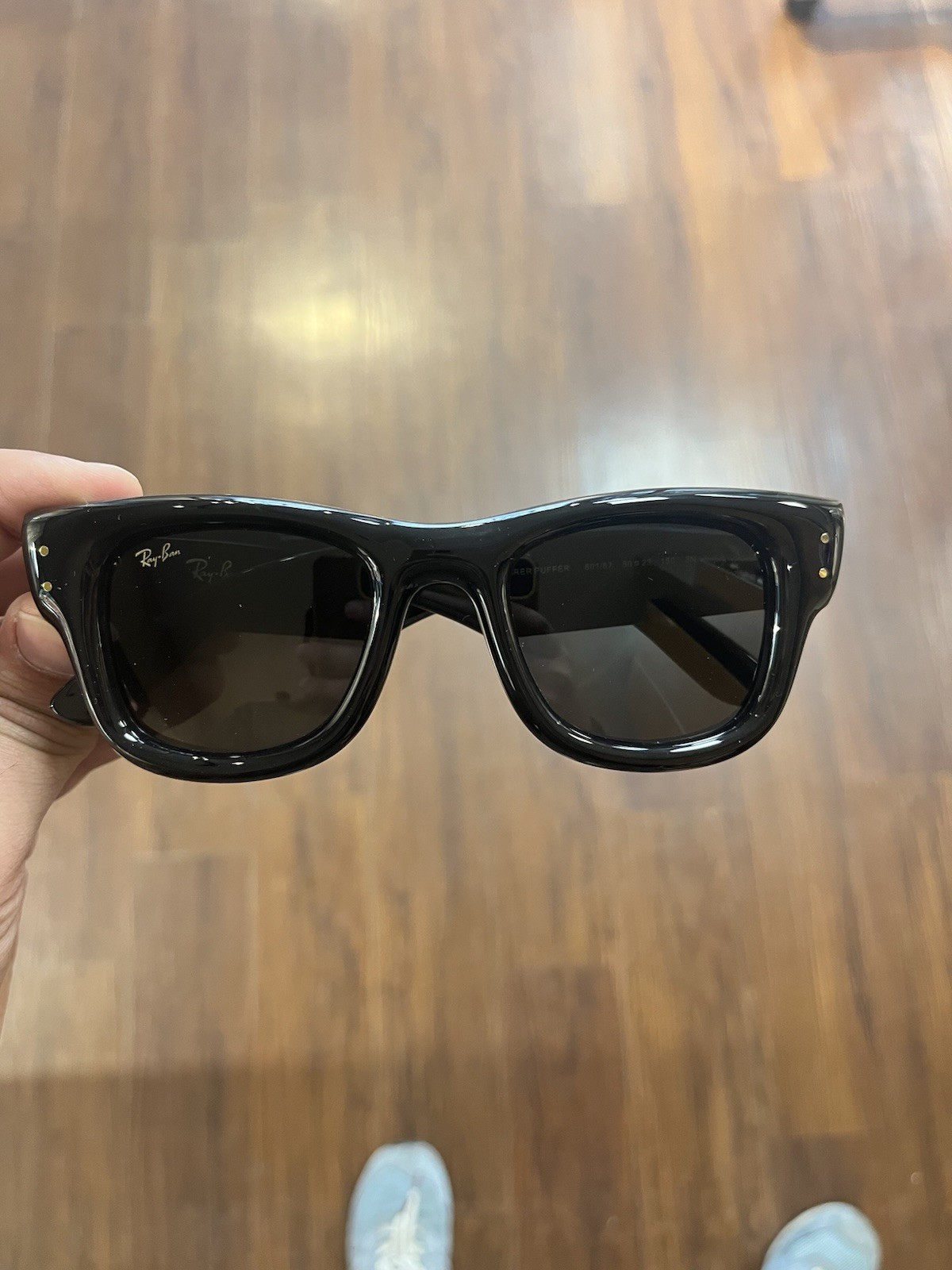 Ray Ban Sunglasses NEW RB 4940 ASAP Rocky Wayfarer Puffer Color 601/87 Black
