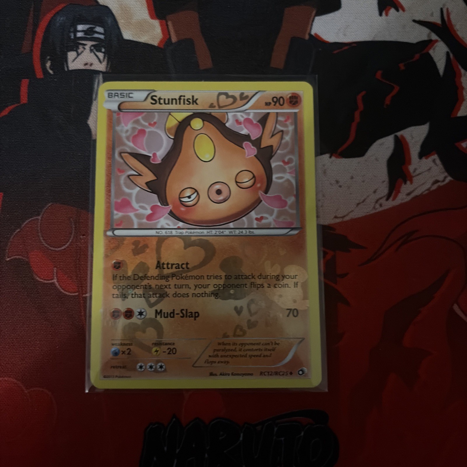 Stunfisk RC12/RC25 Legendary Treasures: Radiant Collection Holo