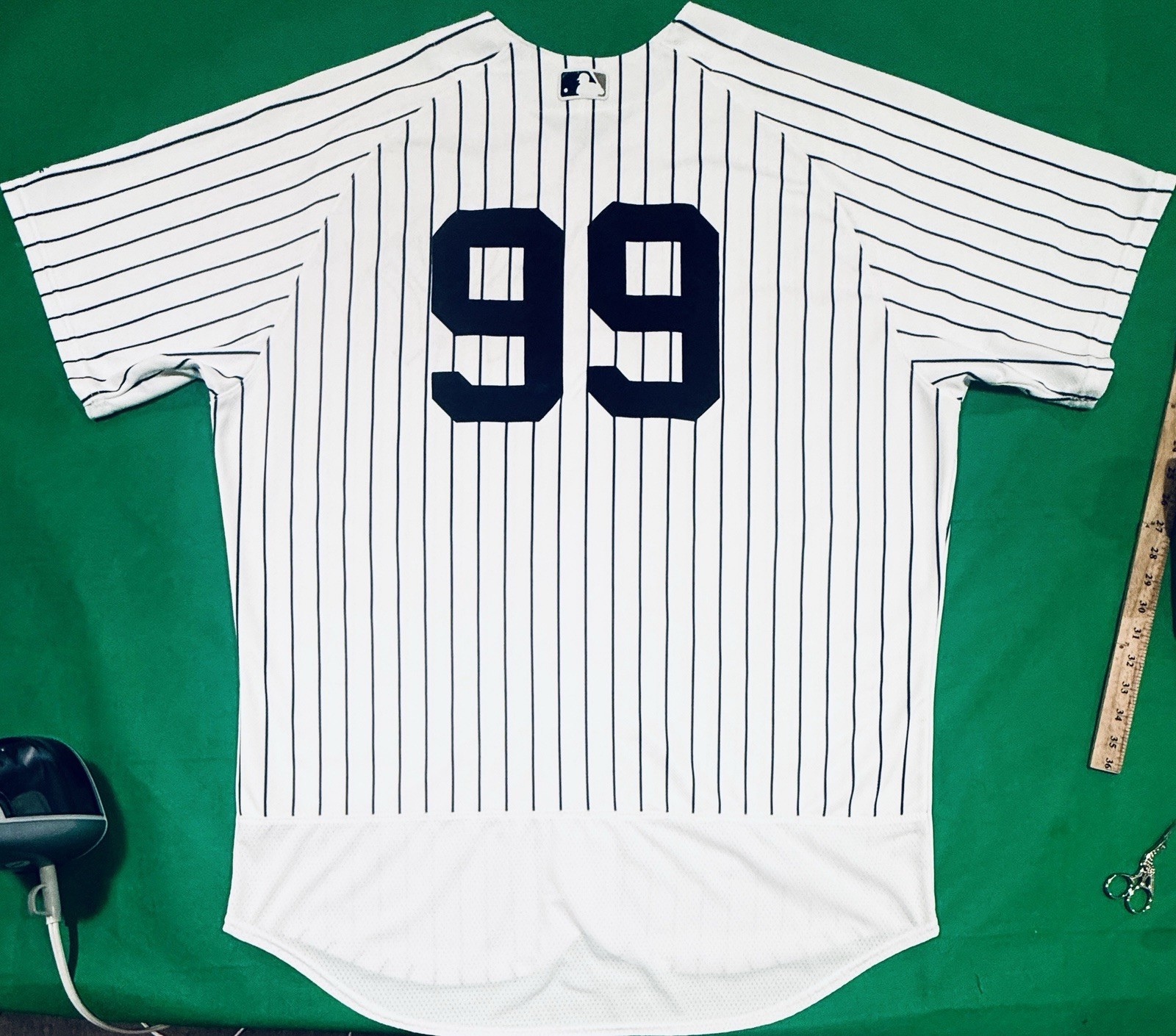Authentic Aaron Judge #99 New York Yankees Pro Cut Jersey Majestic Jersey 52