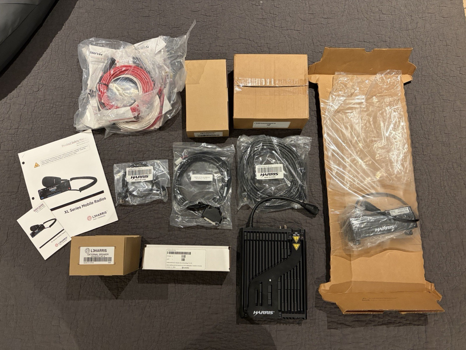 Harris XL-200M P25 Mobile Radio VHF, UHF, 700, 800, 900 MHz Phase II AES DES