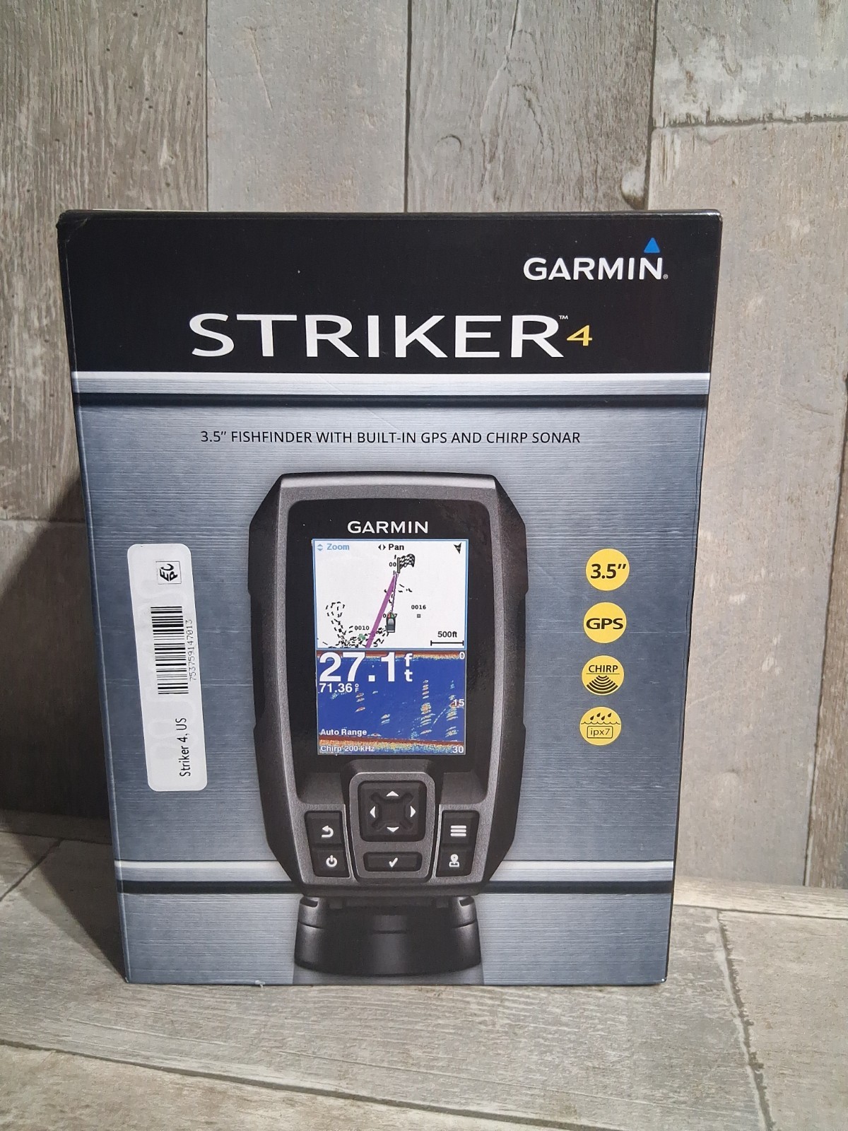 New Garmin STRIKER 4 Fishfinder with 4-Pin 77/200kHz TM Transducer 010-01550-00