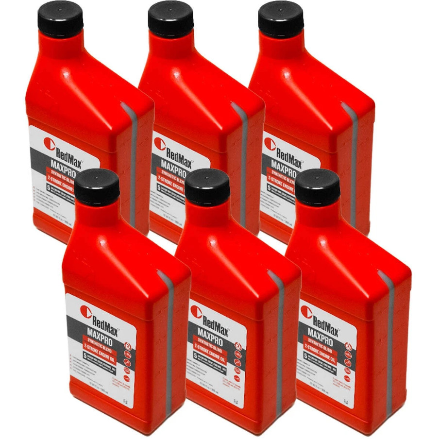 Redmax 580357204 Pack of 6 MaxLife 2-Cycle Oil - 13oz 598817704