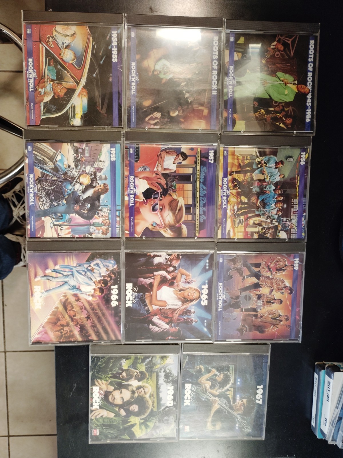 Time Life Rock N Roll & Classic Rock CD Lot. (11) 7 Rock N Roll.  4 Classic Rock