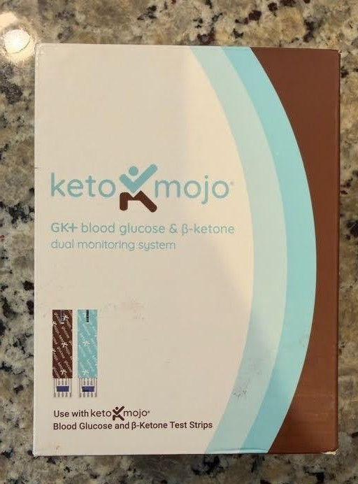 Keto-Mojo GK+ Blood Glucose & Ketone Meter Kit w/  Test Strips