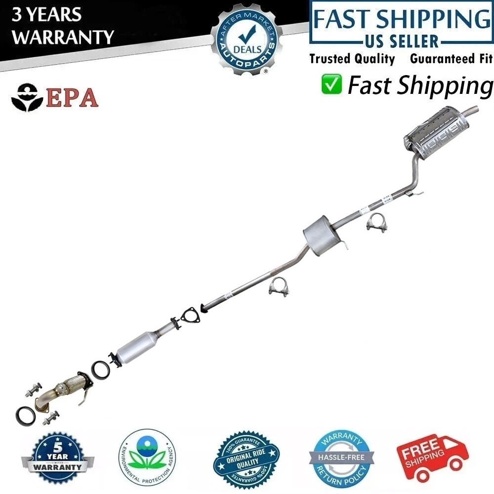 EPA-Approved Complete Exhaust System Kit fits: 2006-2007 Honda Accord 2.4L