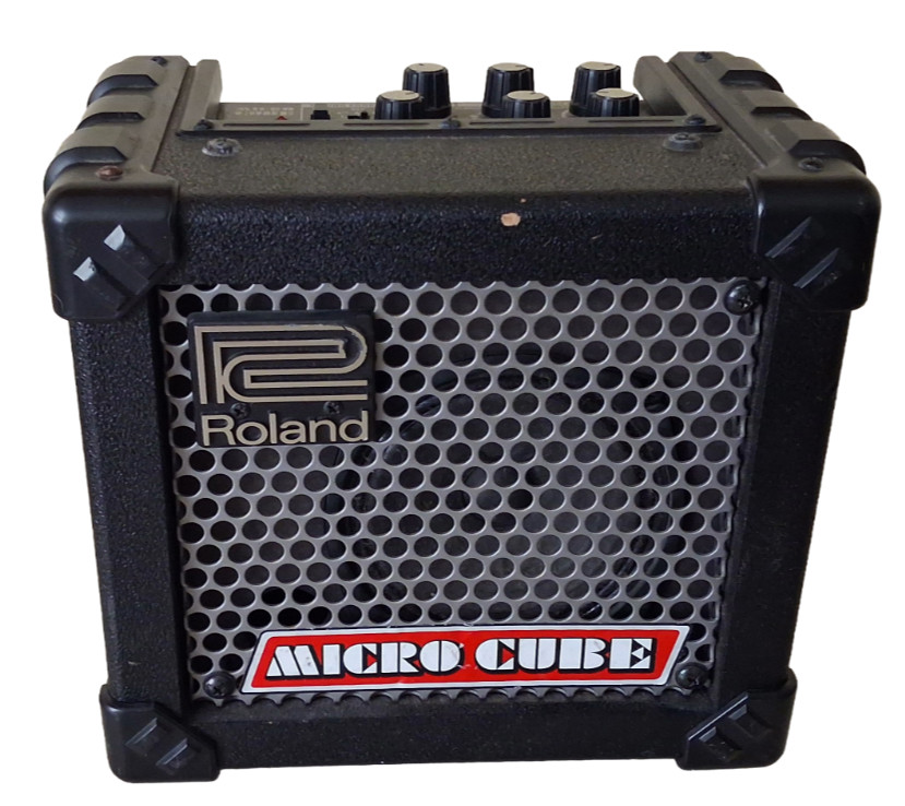 Roland Micro Cube N225 Portable Guitar Amp Tested Works Missing Parts Roland Micro Cube N225 Portable Guitar Amp Tested Works Missing Parts