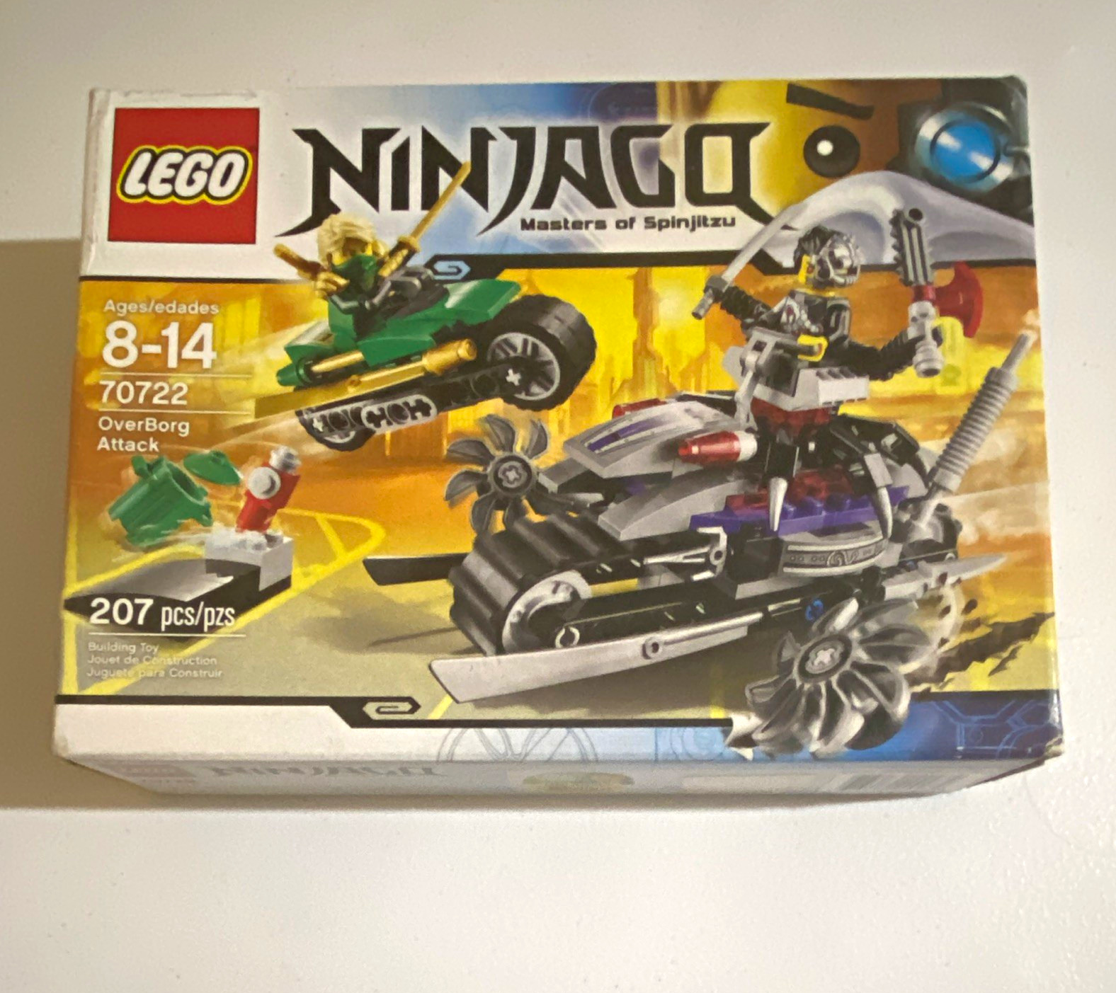 LEGO NINJAGO Masters of Spinjitzu OverBorg Attack 70722 207pcs Boxed Ages 8-14 LEGO NINJAGO Masters of Spinjitzu OverBorg Attack 70722 207pcs Boxed Ages 8-14