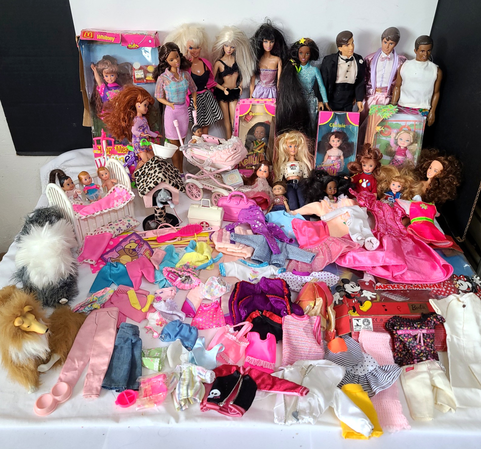 Huge Barbie Ken Fashion Doll Clothing Lot