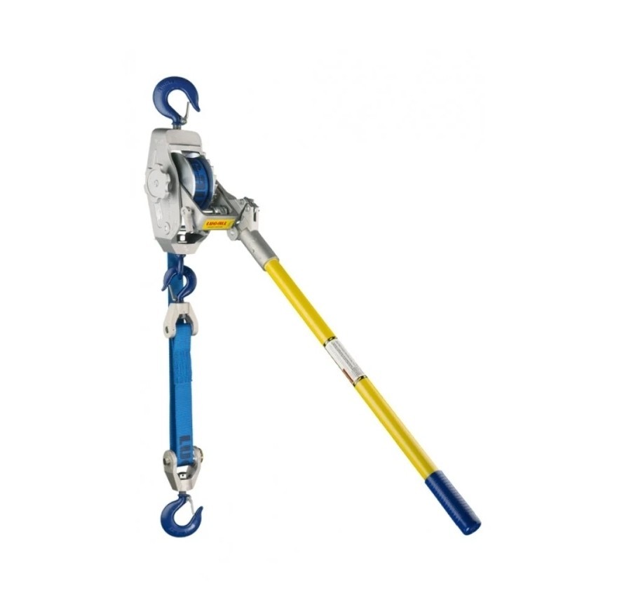 Lug‑All 4‑A 2‑Ton Industrial Web Strap Hoist Come Along Ratchet Lug‑All 4‑A 2‑Ton Industrial Web Strap Hoist Come Along Ratchet