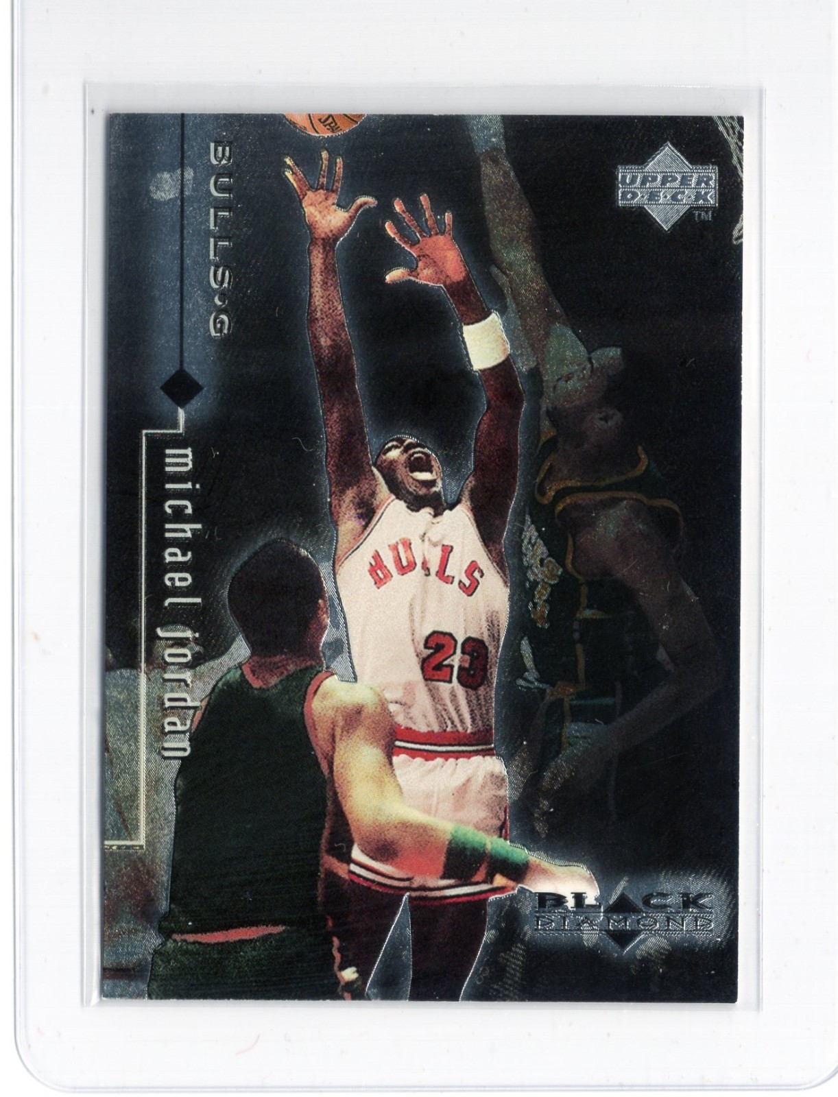 Upper Deck 1998-99 Black Diamond Michael Jordan #2 Chicago Bulls Upper Deck 1998-99 Black Diamond Michael Jordan #2 Chicago Bulls