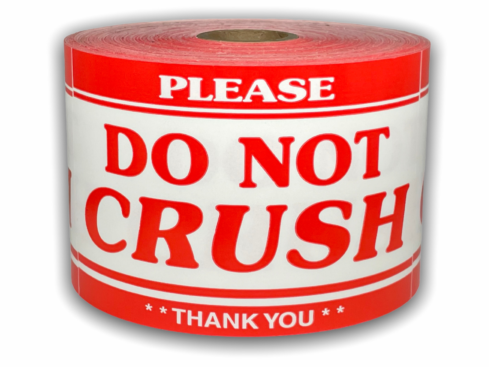 3X5, PLEASE DO NOT CRUSH **THANK YOU**, 500 labels per roll, 1-12 Rolls