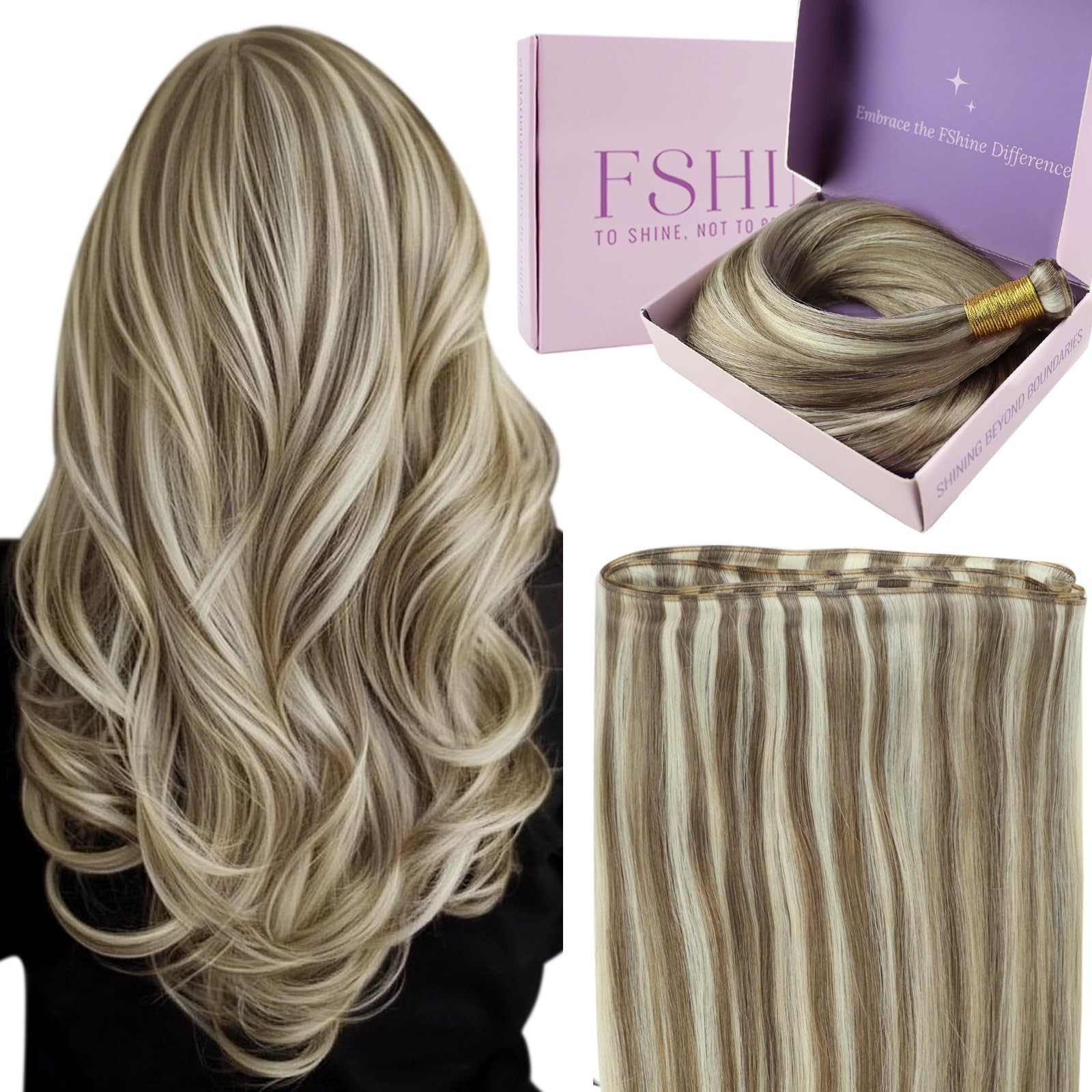 Fshine Genius Weft Extensions, 50 G Balayage 18 In Hair Extensions Sew In Fshine Genius Weft Extensions, 50 G Balayage 18 In Hair Extensions Sew In