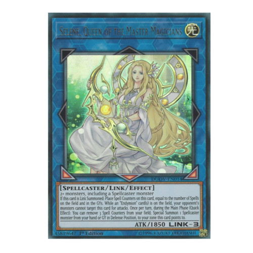 * SELENE, QUEEN OF THE MASTER MAGICIANS * ULTRA RARE DUOV-EN014 MINT/NM YUGIOH