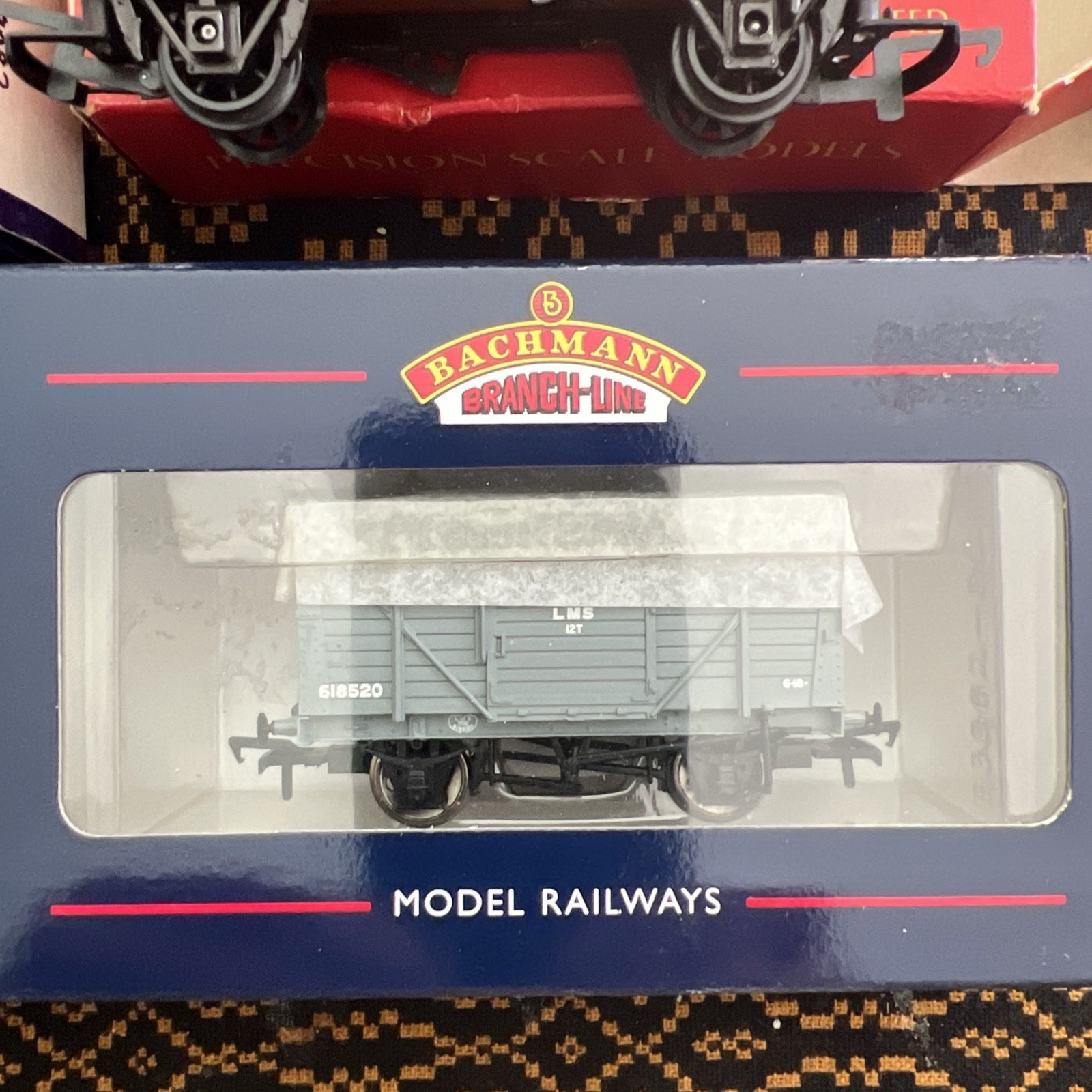 Hornby HO OO Scale 4 Plank Wagon & Triang cattle Wagon  reserved for trainmandav