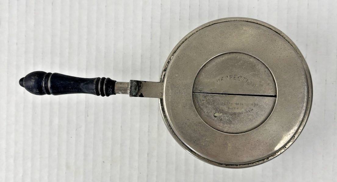 Antique Manning Bowman & Co. Chafer Alcohol Burner (Perfection PAT 1898-1901) Antique Manning Bowman & Co. Chafer Alcohol Burner (Perfection PAT 1898-1901)