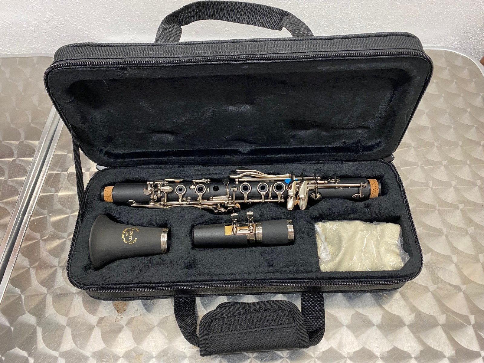 Eb Piccolo Clarinet Prestini- ABS Plastic and nickel plated keys