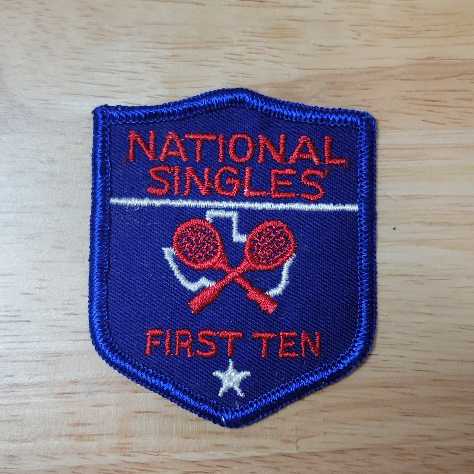 Vintage National Singles First Ten Tennis Patch 2.5\ Vintage National Singles First Ten Tennis Patch 2.5\