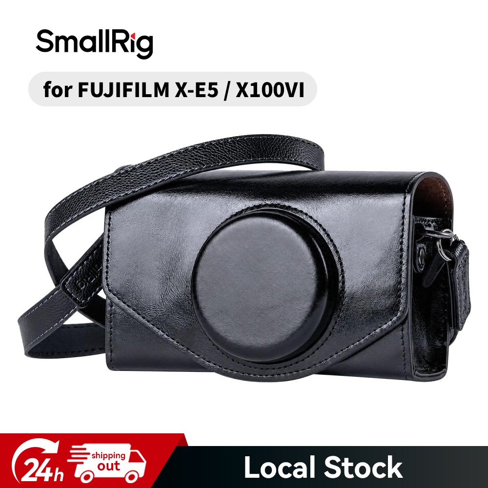 SmallRig Leather Case Bag for FUJIFILM X-E5 / X100VI with Magnetic Closure-Black
