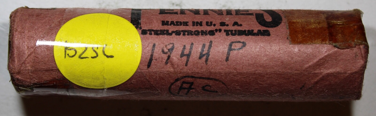 1944-P Lincoln Cent Original Roll BU+ Brilliantly Uncirculated 50 Coins B256