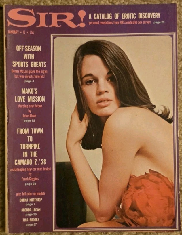 SIR Men\'s Magazine January 1969 SIR Men\'s Magazine January 1969