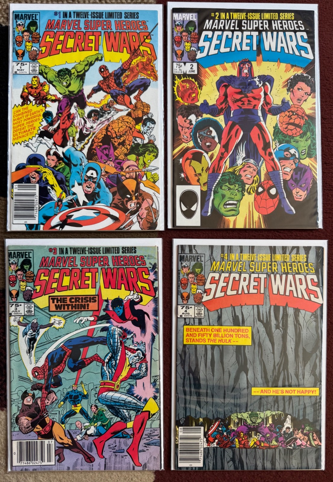 Secret Wars #1-12, KEY #8 1st Alien Symbiote COMPLETE (1984) Secret Wars #1-12, KEY #8 1st Alien Symbiote COMPLETE (1984)