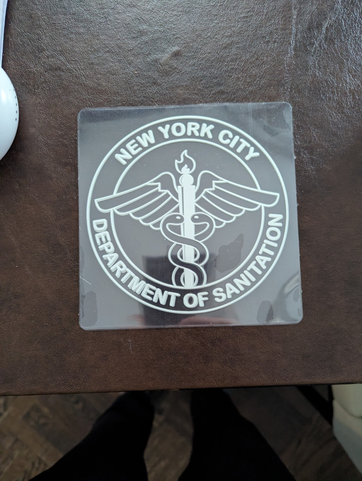 New York City Department Of Sanitation Garbage Can Decal 2 Pak