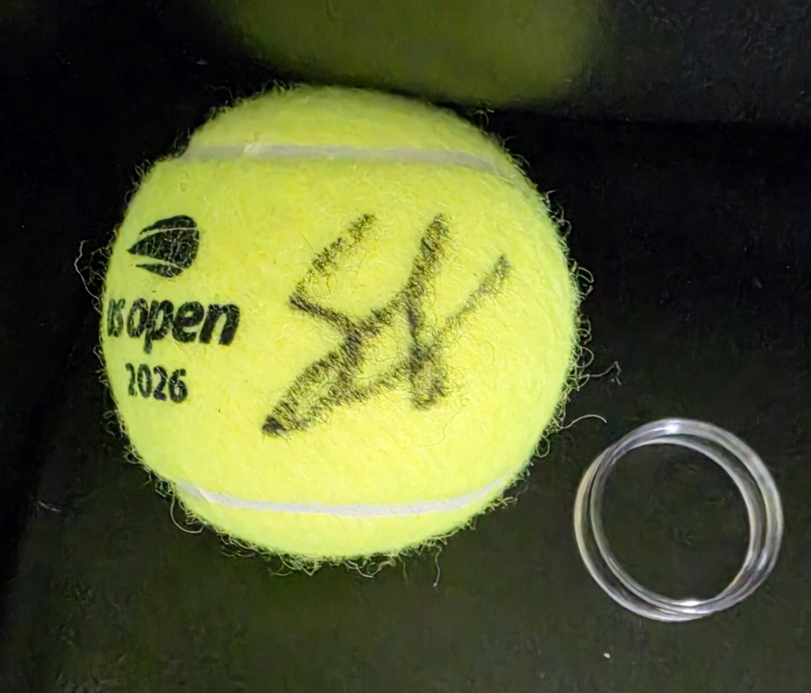 ARYNA SABALENKA SIGNED 2026 US OPEN TENNIS BALL + CERTIFICATE Of AUTHENTICITY ARYNA SABALENKA SIGNED 2026 US OPEN TENNIS BALL + CERTIFICATE Of AUTHENTICITY