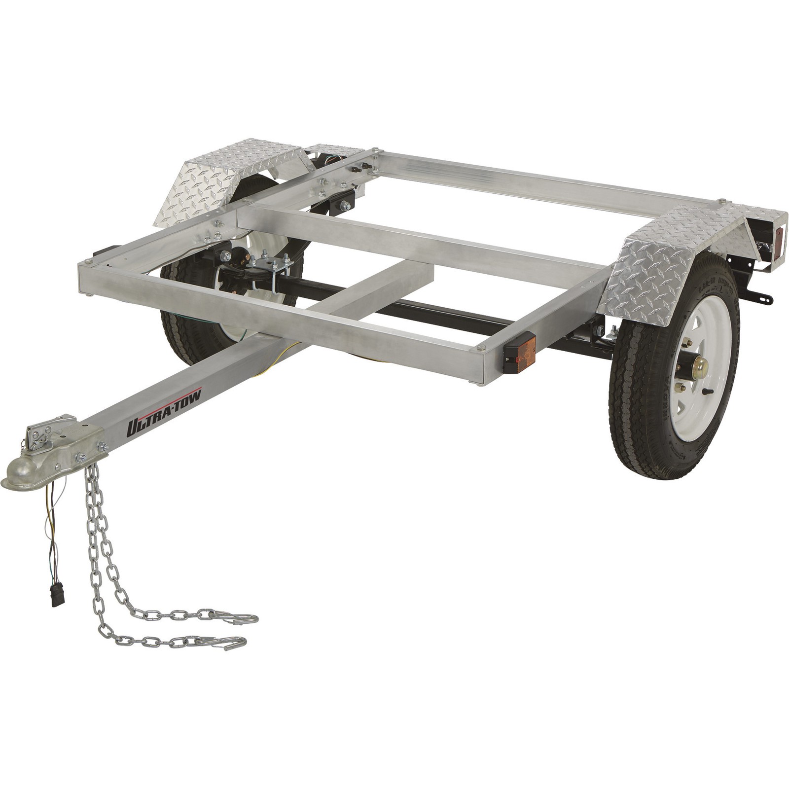 Ultra-Tow 40in. x 48in. Aluminum Utility Trailer Kit, 1060-Lb. Load Capacity Ultra-Tow 40in. x 48in. Aluminum Utility Trailer Kit, 1060-Lb. Load Capacity