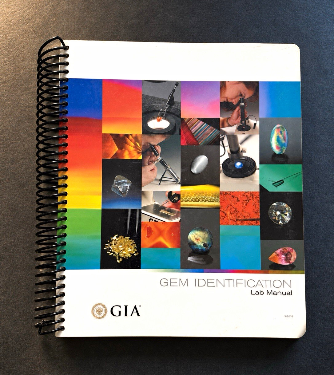 GIA Gem Identification Lab Manual 2016 Spiral Bound Illustrated Gemology