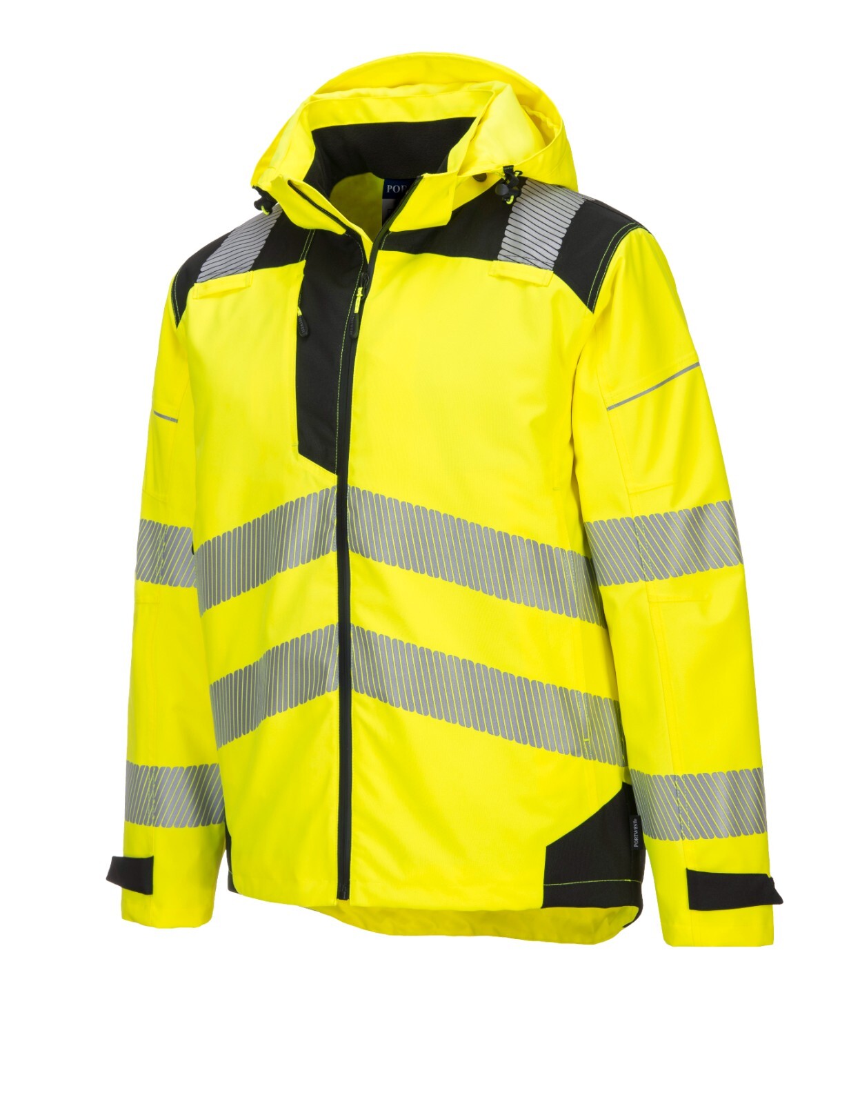 Portwest PW360 PW3 Premium Hi Vis Reflective Waterproof Safety Rain Jacket